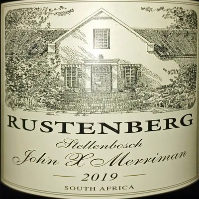 2019, John x Merriman, Rustenberg, Stellenbosch, Sydafrika.